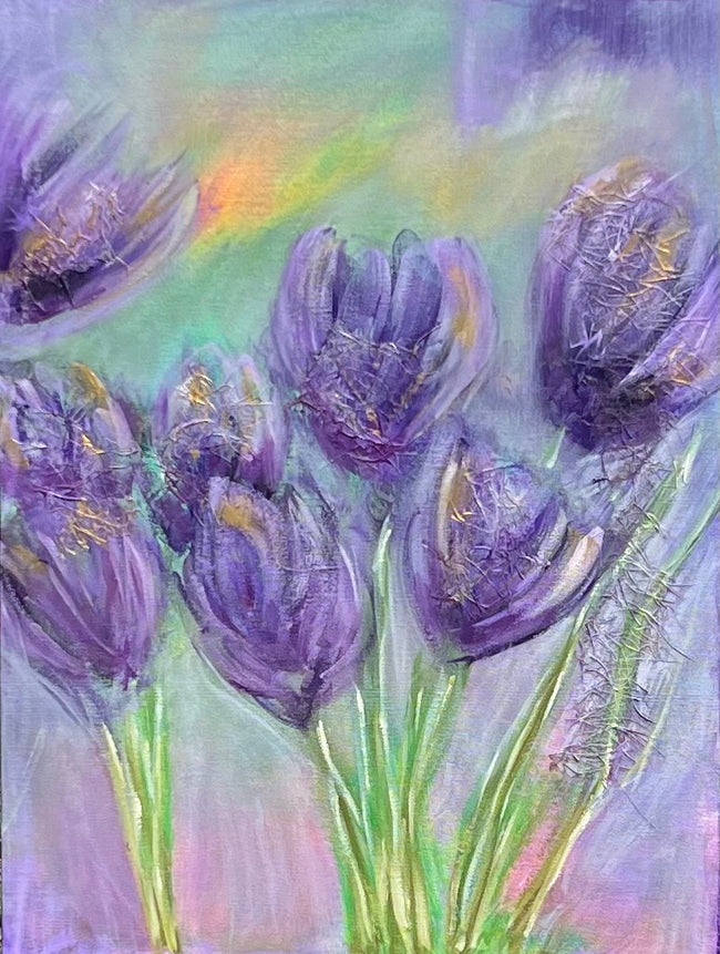 Blooming Purple Whispers